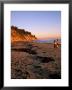 Couple Walking Down Henry's Beach, Santa Barbara, California by Savanah Stewart Limited Edition Print