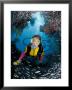 Minnow Caves And Scuba Diver, Key Largo, Florida, Usa by Michele Westmorland Limited Edition Print