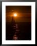 Lone Sailboat Silhouetted By The Setting Sun by Todd Gipstein Limited Edition Pricing Art Print