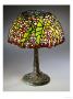 A Pony Begonia Leaded Glass And Bronze Table Lamp, Circa 1910 by Tiffany Studios Limited Edition Pricing Art Print