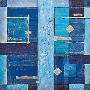 J'aime Le Bleu, La Mer Et Le Feu by Leila Moumen Limited Edition Pricing Art Print