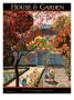 House & Garden Cover - October 1926 by Pierre Brissaud Limited Edition Print