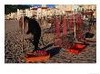 Man On Beach Making Fishing Nets, Nazare, Portugal by Mason Florence Limited Edition Print