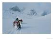 Climbers Travel Over Baffin Island Via Snowmobile-Towed Sleds by Gordon Wiltsie Limited Edition Pricing Art Print