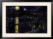 Starry Night Over Brooklyn Bridge by Nathan Mellot Limited Edition Pricing Art Print