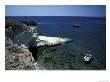 Gerontas, White Sandstone Rock Of Aegean Sea, Milos, Greece by Michele Molinari Limited Edition Print