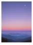 Full Moon Over The Smokies, Cherohala Skyway, Great Smoky Mountains National Park, Tennessee, Usa by Rob Tilley Limited Edition Print