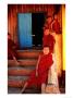 Novice Monks At Country Temple, Hsipaw, Myanmar (Burma) by Frank Carter Limited Edition Print