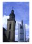 New And Old Stand Next To Each Other In The Business Capitol Of Europe, Frankfurt, Germany by Taylor S. Kennedy Limited Edition Print