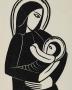 Madonna And Child by Eric Gill Limited Edition Print