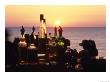Sunset At Rick's Cafe, Negril, Jamaica by Holger Leue Limited Edition Print