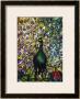 Fine Peacock Leaded Glass Domestic Window by Tiffany Studios Limited Edition Pricing Art Print