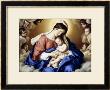 The Madonna And Child In Glory With Cherubs by Giovanni Battista Salvi Da Sassoferrato Limited Edition Print