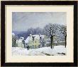 The Place Du Chenil At Marly-Le-Roi, Snow, 1876 by Alfred Sisley Limited Edition Print