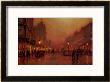 A Street At Night by John Atkinson Grimshaw Limited Edition Pricing Art Print
