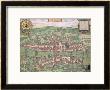 Map Of Zurich, From Civitates Orbis Terrarum By Georg Braun And Frans Hogenberg Circa 1572-1617 by Joris Hoefnagel Limited Edition Print