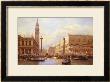 A View Of The Piazzetta With The Doges Palace From The Bacino, Venice by Salomon Corrodi Limited Edition Print