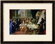 Jean-Baptiste Colbert Presenting The Members Of Royal Academy Of Science To Louis Xiv Circa 1667 by Henri Testelin Limited Edition Print