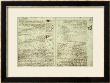 Codex Hammer Pages 124-127 by Leonardo Da Vinci Limited Edition Print