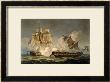 Capture Of La Forte, February 28Th 1799, For J. Jenkins's Naval Achievements by Thomas Whitcombe Limited Edition Pricing Art Print