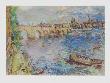 The Karlsbrucke In Prague by Oskar Kokoschka Limited Edition Print