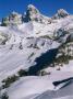 Snow On Teton Range by Anne W. Krause Limited Edition Print