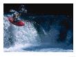 Kayaker Running A Double Drop At The 2002 Oregon Cup Canyon Creek Extreme Downriver Race, Washingto by Mike Tittel Limited Edition Print