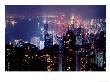 Hong Kong Skyline From Victoria Peak, China by Russell Gordon Limited Edition Pricing Art Print