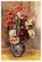 Vase Of Gladiolas And Roses by Pierre-Auguste Renoir Limited Edition Print