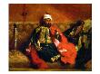 Turk, Smoking On A Divan by Eugene Delacroix Limited Edition Print