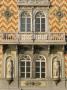 Detail Of The Facade Of The Palazzo Gopcevich By G. Berlam, Stil, Friuli-V.-Giulia, Italy by Brigitte Bott Limited Edition Pricing Art Print