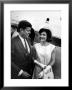 President Candidate Sen. Jack Kennedy Being Greeted By His Wife Jacqueline Upon His Return From La by Paul Schutzer Limited Edition Print