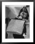 Model Displaying A Printed Leather Handbag by Gordon Parks Limited Edition Print