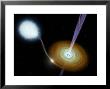 Jets Of Material Shooting Out From The Neutron Star In The Binary System 4U 0614+091 by Stocktrek Images Limited Edition Pricing Art Print