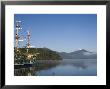 Mount Fuji And Pirate Ship, Lake Ashi (Ashiko), Hakone, Kanagawa Prefecture, Japan by Christian Kober Limited Edition Print