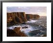 Eshaness Cliffs And Lighthouse, Shetland Islands, Scotland, United Kingdom, Europe by Patrick Dieudonne Limited Edition Print