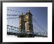 Roebling Suspension Bridge Over The Ohio River, Cincinnati, Ohio by Walter Bibikow Limited Edition Pricing Art Print