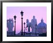 Statues Of Mario's Triumph And Castor Amongst Old Street-Lamps, Rome, Italy by Jonathan Smith Limited Edition Print