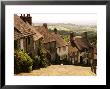 Houses On Gold Hill, Shaftesbury, United Kingdom by Glenn Beanland Limited Edition Pricing Art Print