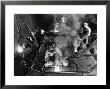 Female Welders Welding Seams On Deck Section Of An Aircraft Carrier Under Construction At Shipyard by Margaret Bourke-White Limited Edition Print