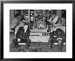 London Auxiliary Fire Service Crew Members Catch Nap On Tail Of A Fire Truck by William Vandivert Limited Edition Pricing Art Print