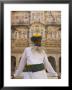Elderly Museum Guard In White Uniform With Yellow And Green Turban, Meherangarh Fort by Eitan Simanor Limited Edition Print