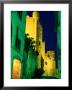 Church And Castle Of Sant Marti Illuminated At Night, Altafulla, Tarragona, Catalonia, Spain by David Tomlinson Limited Edition Print