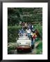 Small Truck On A Country Road With Passengers Aplenty, Banaue, Cagayan Valley, Philippines by Richard I'anson Limited Edition Print