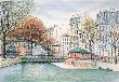 Paris, Canal St Martin I by Rolf Rafflewski Limited Edition Pricing Art Print