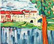 Chatou A Larbre Rouge, 1906 by Maurice De Vlaminck Limited Edition Print