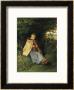 The Knitter Or, The Seated Shepherdess, 1858-60 by Jean-Francois Millet Limited Edition Print