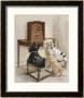 Three Dogs Enjoy A Radio Broadcast by Marjorie Turner Limited Edition Pricing Art Print