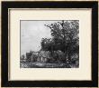Landscape With Three Cottages, 1650 by Rembrandt Van Rijn Limited Edition Print