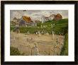 Tennis Court With Players In Noordwijk, Netherlands, 1913 by Max Liebermann Limited Edition Print
